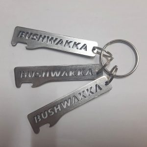 Keychain - Small Bushwakka Stainless Steel Bottle Opener