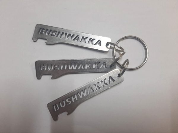 Keychain - Small Bushwakka Stainless Steel Bottle Opener